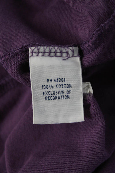 Polo Ralph Lauren Mens Purple Cotton Crew Neck Short Sleeve T-Shirt Size L