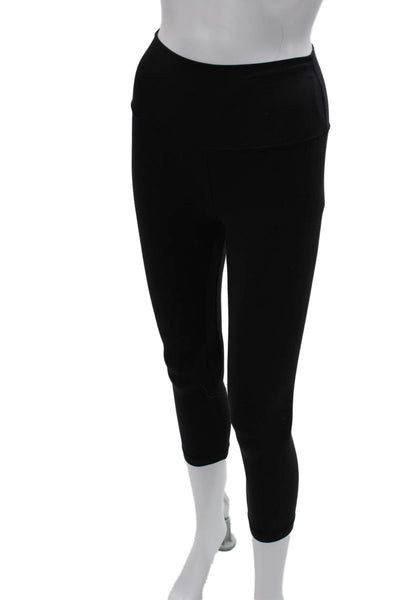 Lululemon Womens Black Capri Leggings Maternity Nylon Size 4