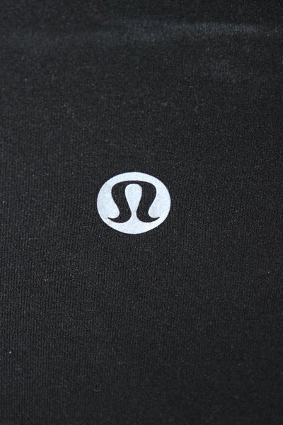 Lululemon Womens Black Capri Leggings Maternity Nylon Size 4