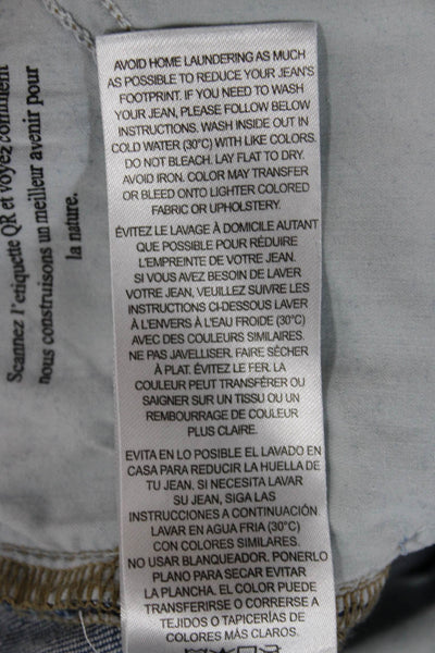 Frame Womens Cropped Flared Blue Mid Rise Jeans Size 27