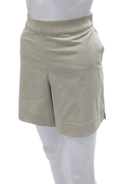 Lululemon Unisex Beige Recycled Polyester Shorts Size 8
