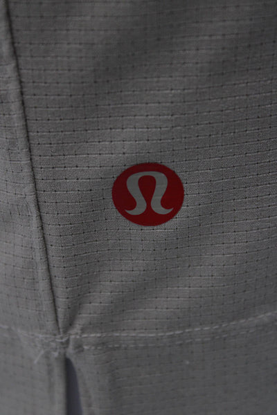 Lululemon Unisex Beige Recycled Polyester Shorts Size 8