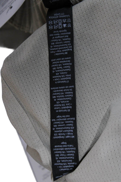 Lululemon Unisex Beige Recycled Polyester Shorts Size 8