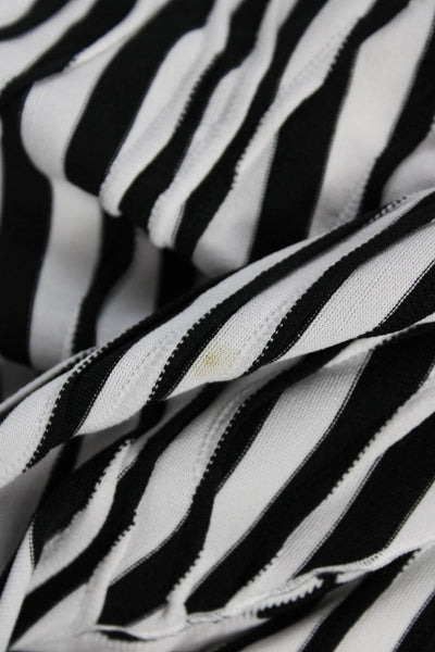 Calvin Klein Women Sheath Dress Black Zebra V-Neck Sleeveless Size 12
