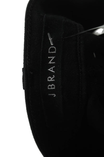 J Brand Women Ankle Cropped Jeans Black Mid Rise Size 28