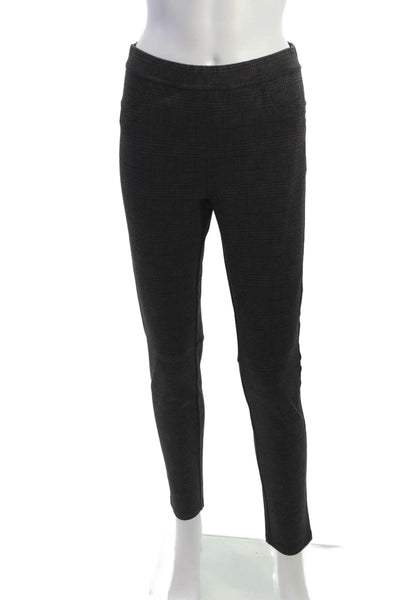Sanctuary Women Ankle Jeggings Dark Gray Checked Size M