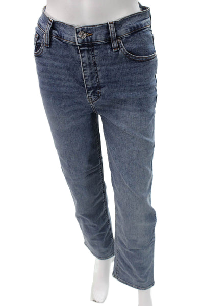 Frame Womens Straight Jeans Blue High Rise Button Fly Size 26