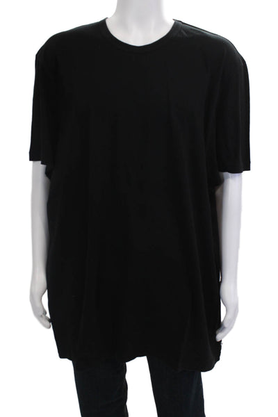 Standard James Perse Mens T-Shirt Black Cotton Crew Neck Size 5