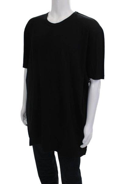 Standard James Perse Mens T-Shirt Black Cotton Crew Neck Size 5