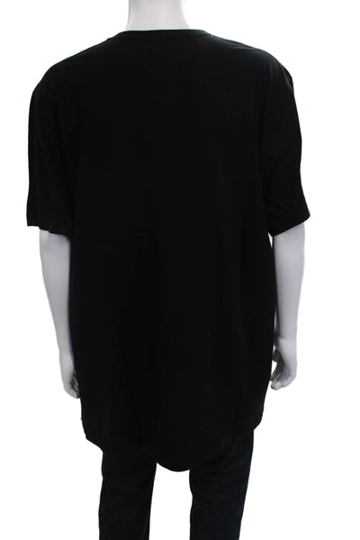Standard James Perse Mens T-Shirt Black Cotton Crew Neck Size 5