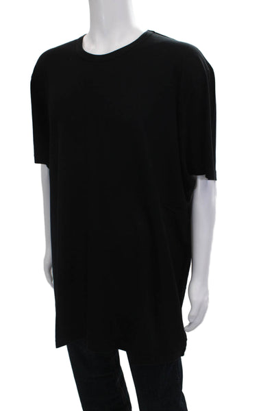Standard James Perse Mens Black Crew Neck Cotton T-Shirt Size 5