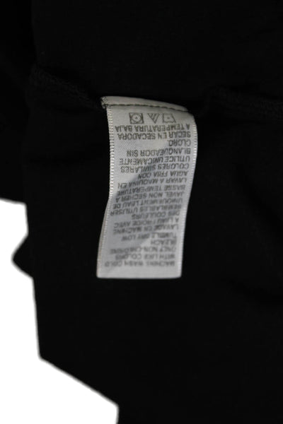 Standard James Perse Mens T-Shirt Black Crew Neck Cotton Short Sleeve Size 5