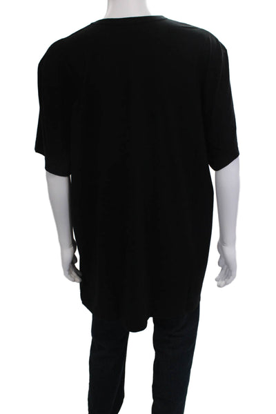 Standard James Perse Mens Black Cotton Crew Neck Short Sleeve T-Shirt Size 5