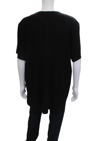 Standard James Perse Mens Cotton Crew Neck T Shirt Black Big Tall Size 5