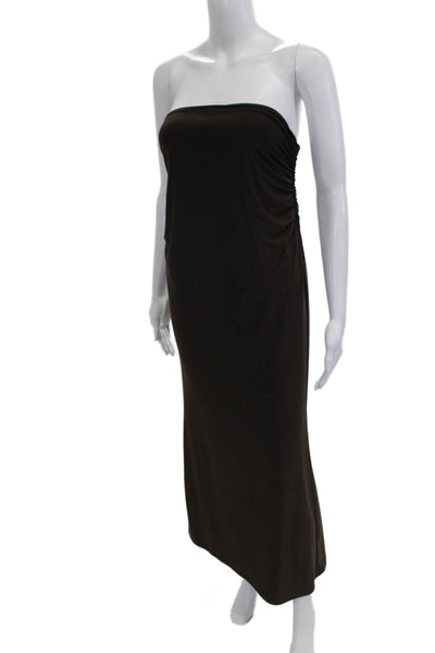 Lovers + Friends Womens Black Maxi Bodycon Cotton Dress Size M