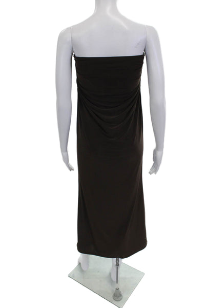 Lovers + Friends Womens Black Maxi Bodycon Cotton Dress Size M