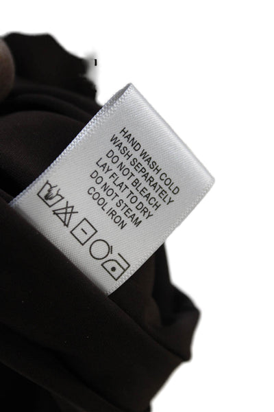 Lovers + Friends Womens Black Maxi Bodycon Cotton Dress Size M