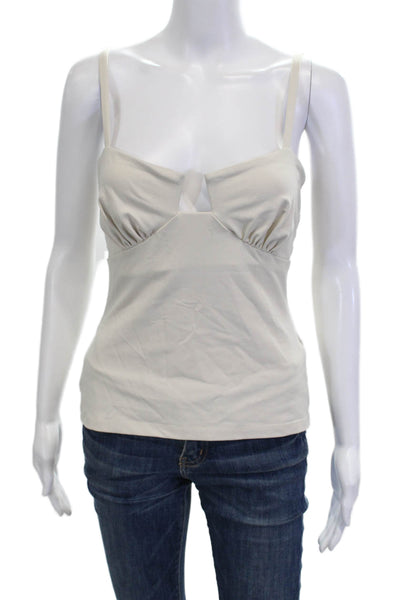 Susana Monaco Womens Beige Camisole Sleeveless Size L