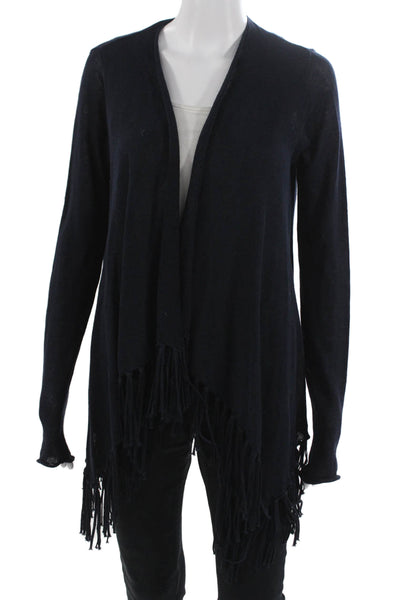 Calypso Unisex Dark Blue Bohemian Cardigan Long Sleeve Size S