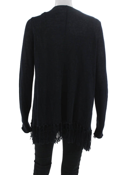 Calypso Unisex Dark Blue Bohemian Cardigan Long Sleeve Size S