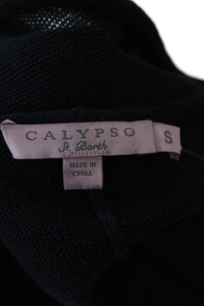 Calypso Unisex Dark Blue Bohemian Cardigan Long Sleeve Size S