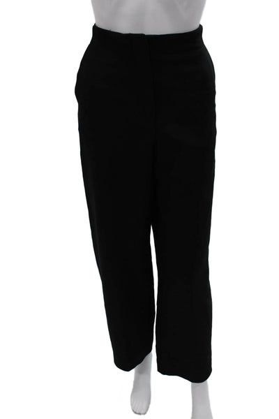 Emporio Armani Women Dress Pants Black Hook & Eye Size 44