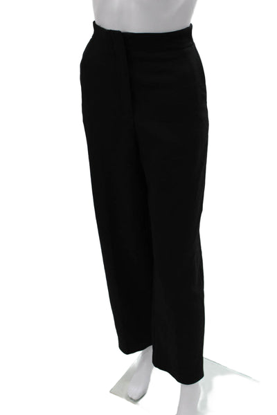 Emporio Armani Women Dress Pants Black Hook & Eye Size 44