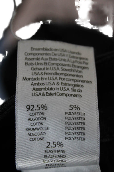 Mother Womens Ankle Skinny Black Jeans Mid Rise Button Fly Size 25