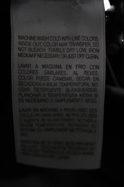 Mother Womens Ankle Skinny Black Jeans Mid Rise Button Fly Size 25