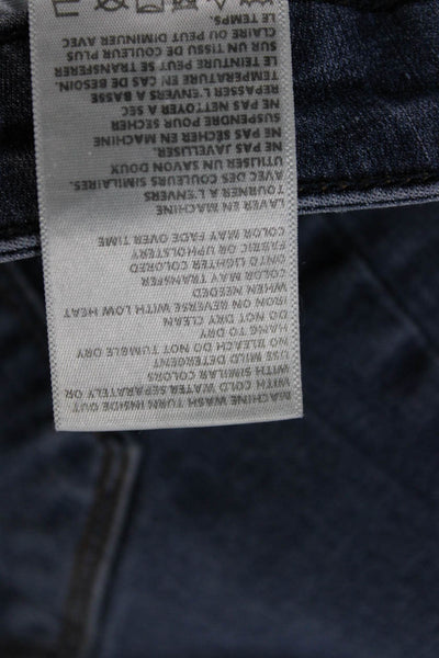 L'Agence Women Ankle Skinny Dark Blue Mid Rise Jeans Size 25