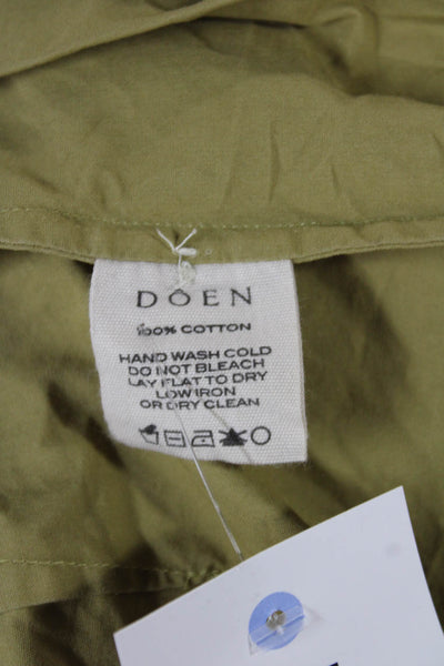 Doen Unisex Chino Shorts Tan 100% Cotton Size 0
