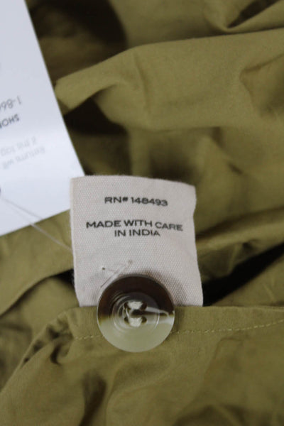 Doen Unisex Chino Shorts Tan 100% Cotton Size 0