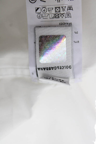 Dolce & Gabbana Boys Cotton Collared Button Up Shirt White Size 6