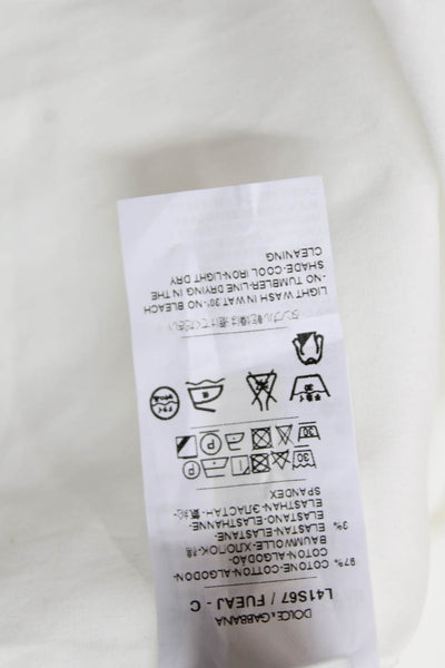 Dolce & Gabbana Boys Cotton Collared Button Up Shirt White Size 6