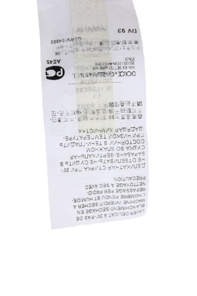 Dolce & Gabbana Boys Cotton Collared Button Up Shirt White Size 6