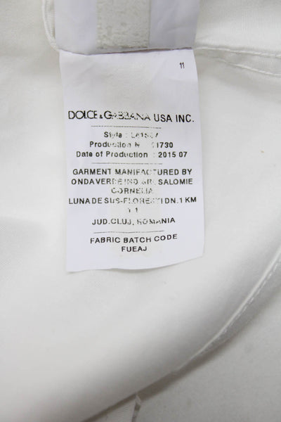 Dolce & Gabbana Boys Cotton Collared Button Up Shirt White Size 6