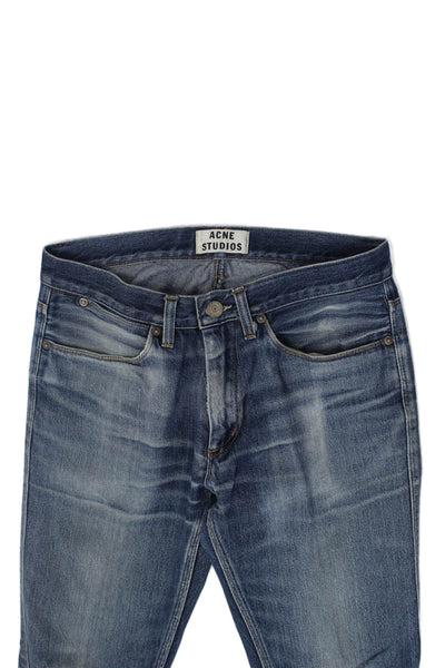 ACNE Studios Mens Skinny Blue Denim Jeans Size 31