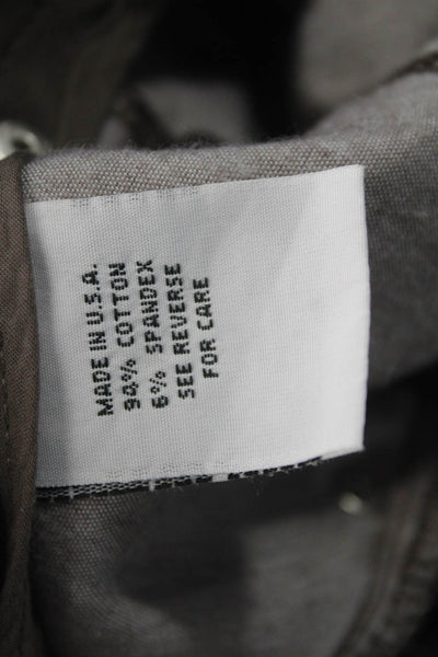 Fabrizio Gianni Jeans Womens Brown Ankle Cropped Jeans Size 8