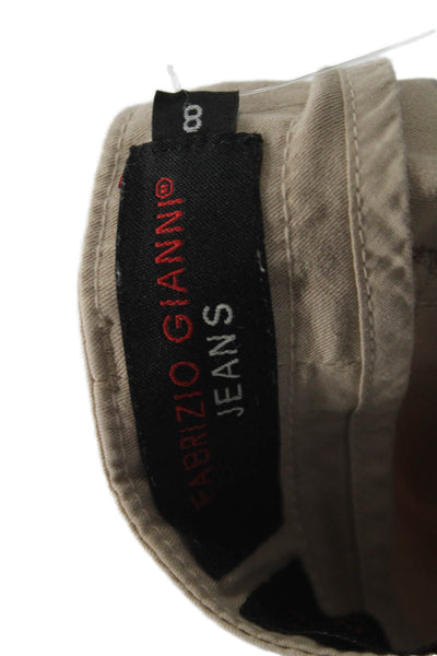 Fabrizio Gianni Jeans Unisex Chinos Beige Size 8