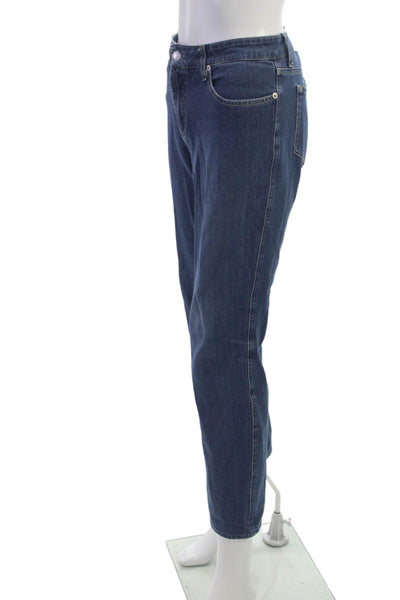 Fabrizio Gianni Jeans Women Ankle Straight Dark Blue Size 8