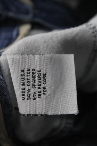 Fabrizio Gianni Jeans Women Ankle Straight Dark Blue Size 8