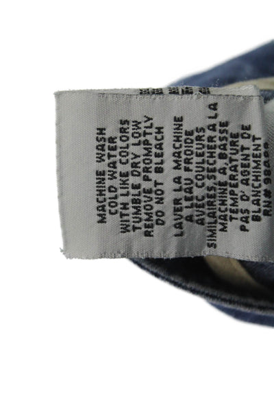 Fabrizio Gianni Jeans Women Ankle Straight Dark Blue Size 8