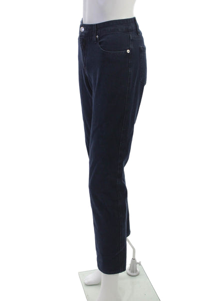 Fabrizio Gianni Jeans Womens Dark Blue Ankle Cropped Jeans Mid Rise Size 8