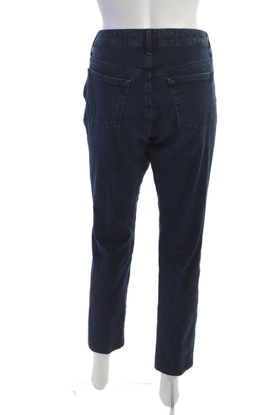 Fabrizio Gianni Jeans Womens Cropped Ankle Jeans Dark Blue Size 8
