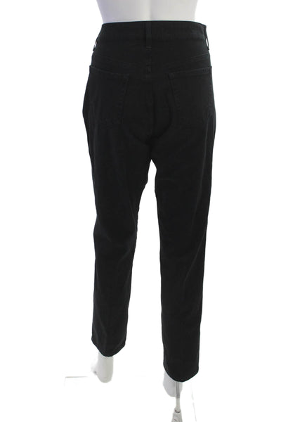Fabrizio Gianni Womens Ankle Cropped Black Pants Size 8