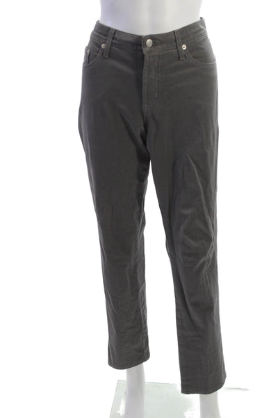 Fabrizio Gianni Jeans Womens Ankle Cropped Dark Gray Jeans Size 8