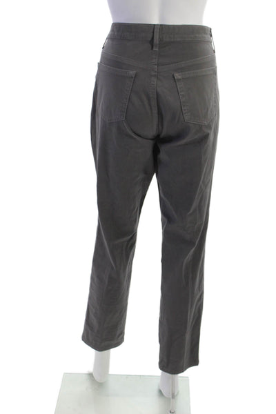 Fabrizio Gianni Jeans Womens Ankle Cropped Dark Gray Jeans Size 8