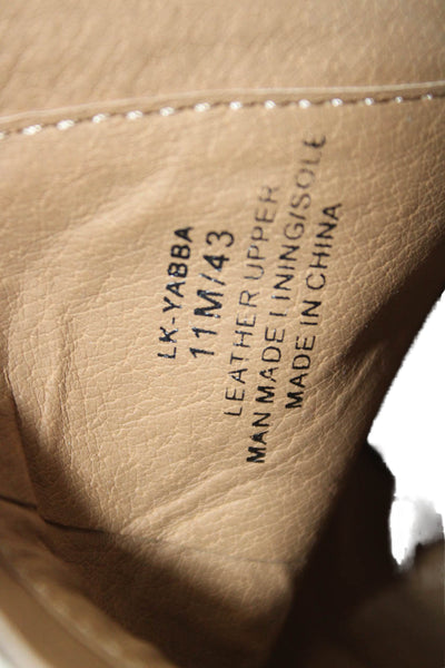 Lucky Brand Womens Suede Wedge Heel Ankle Boots Brown Size 11 Medium