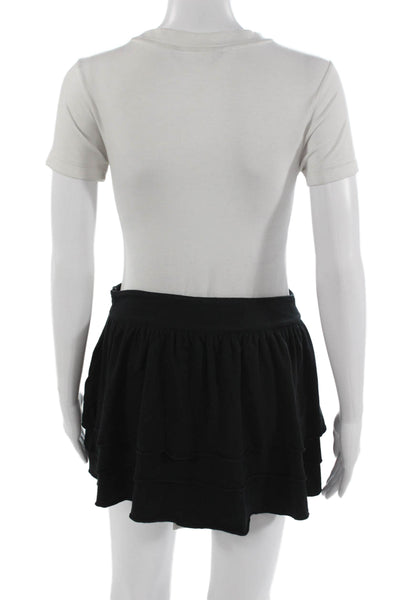Joie Women Mini Skater Skirt Black Size XS