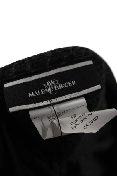 By Malene Birger Womens Black Animal Print V Neck Tunic Viscose Size 2XS